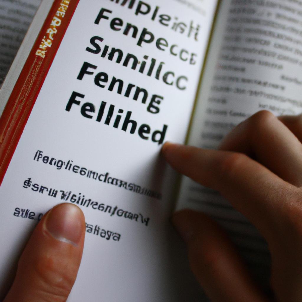 Person reading financial self-help book